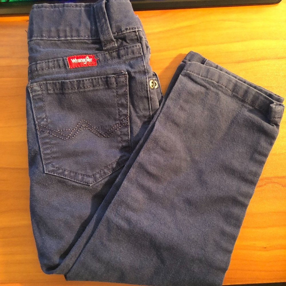 3T Navy Wrangler toddler pants